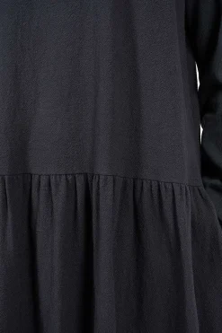 Black Crane Tank Dress Dark Navy| Dresses