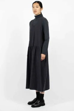 Black Crane Tank Dress Dark Navy| Dresses