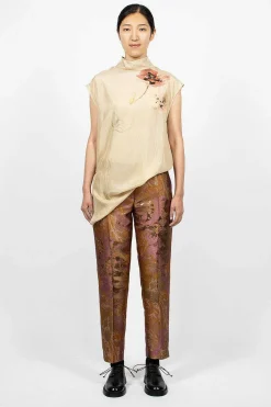 Dries Van Noten Tapestry Tapered Trousers| Trousers