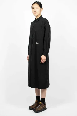 and wander Taslan Stretch Dress Black| Dresses