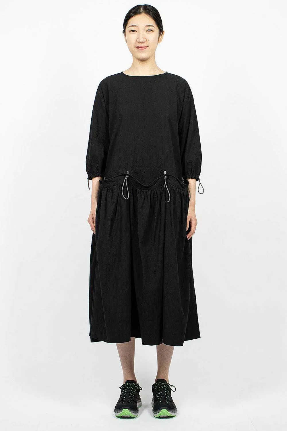 Toogood The Roper Dress Crinkled Cotton Flint| Dresses