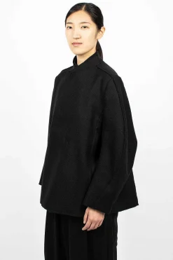Toogood The Sculptor Coat Felt Flint| Outerwear