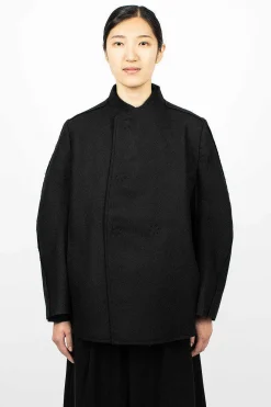Toogood The Sculptor Coat Felt Flint| Outerwear