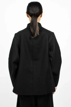 Toogood The Sculptor Coat Felt Flint| Outerwear