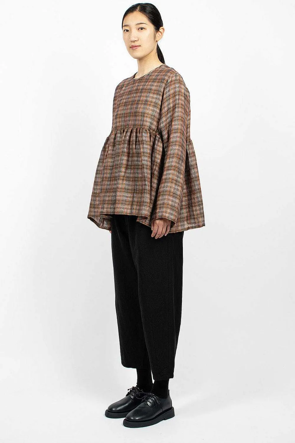 Vlas Blomme Tie Waist Trouser Black| Trousers
