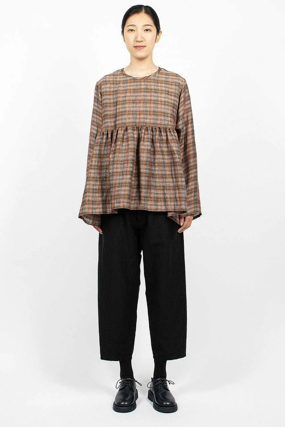 Vlas Blomme Tie Waist Trouser Black| Trousers