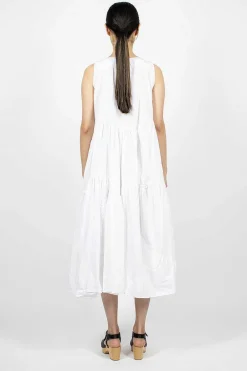 Daniela Gregis Tiered Dress White| Dresses