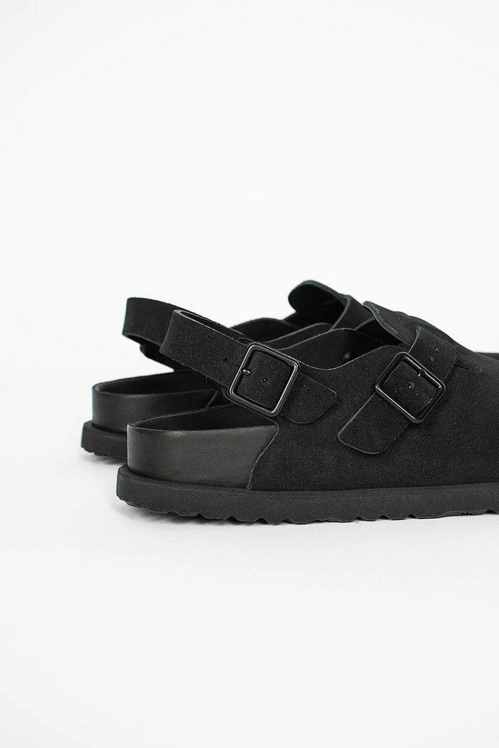 Birkenstock Tokio Suede Clog Black| Shoes