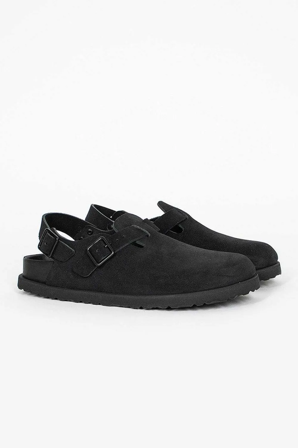 Birkenstock Tokio Suede Clog Black| Shoes