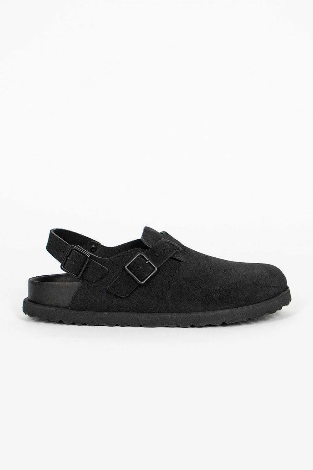 Birkenstock Tokio Suede Clog Black| Shoes