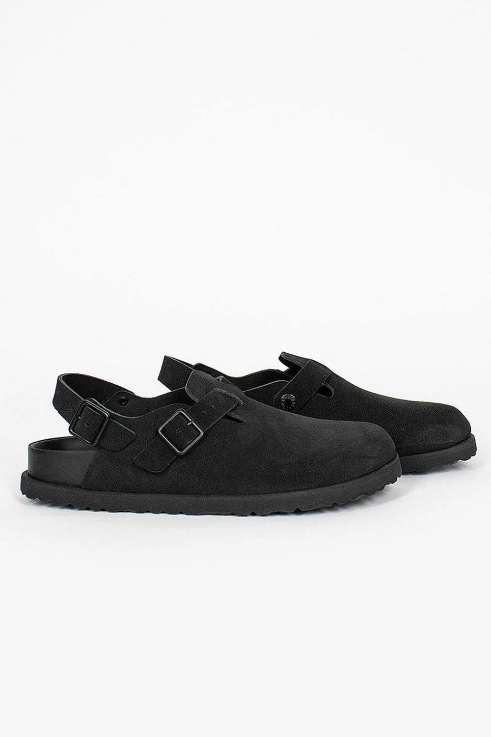 Birkenstock Tokio Suede Clog Black| Shoes