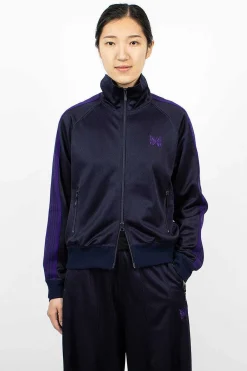 Needles Track Jacket Navy| Outerwear