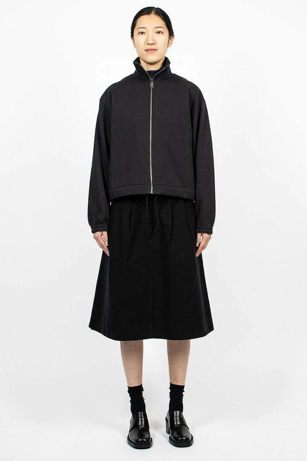Margaret Howell Track Jacket Off Black| Outerwear