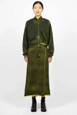 Acne Studios Track Skirt Acid Yellow| Skirts