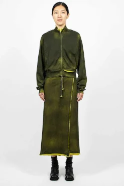 Acne Studios Track Skirt Acid Yellow| Skirts
