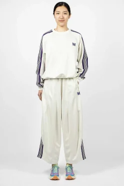 Needles Track Sweatshirt Ice| Tops