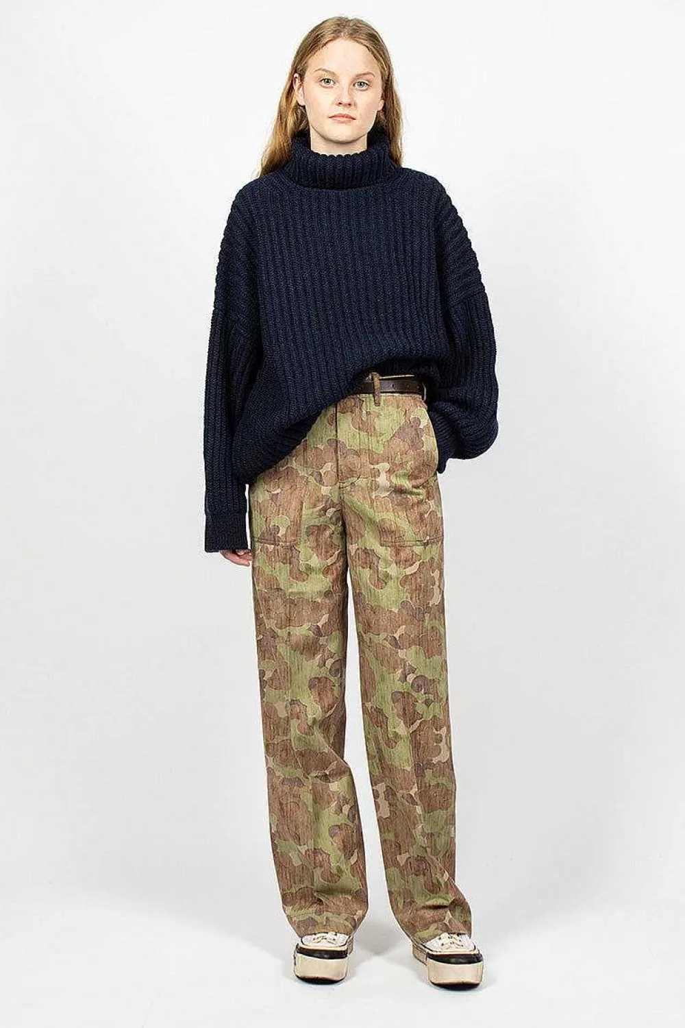 VISVIM Trade Wind Herringbone Pant Camo| Trousers