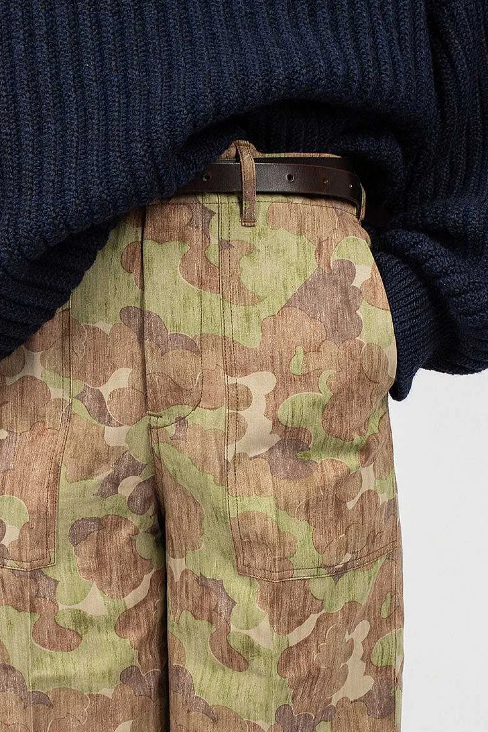 VISVIM Trade Wind Herringbone Pant Camo| Trousers
