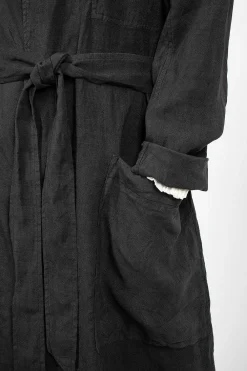Chez Vidalenc Trench Coat Black| Outerwear