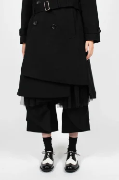 Comme Des Garçons Comme Des Garçons Trench Coat Black| Outerwear
