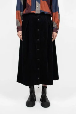 Engineered Garments FWK Tuck Skirt Dark Navy| Skirts