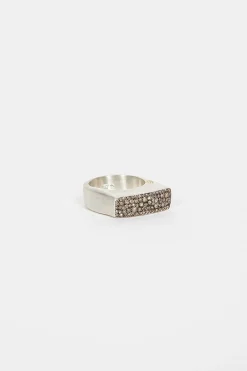 Rosa Maria Tumi Ring Sterling Silver/Cognac Diamond| Rings