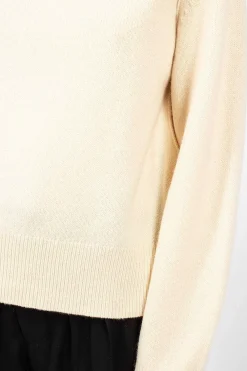Acne Studios Turtleneck Sweater Cream Beige| Knitwear