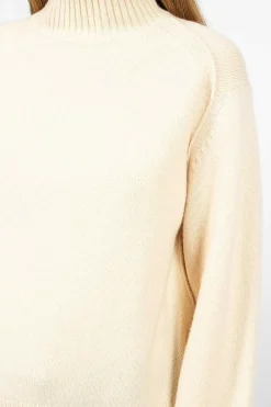 Acne Studios Turtleneck Sweater Cream Beige| Knitwear
