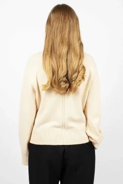 Acne Studios Turtleneck Sweater Cream Beige| Knitwear