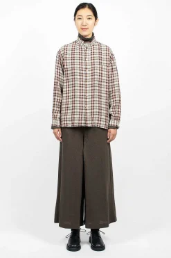 Vlas Blomme Two Ways Shirt Red Check| Shirts