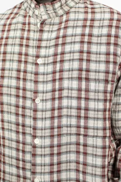 Vlas Blomme Two Ways Shirt Red Check| Shirts