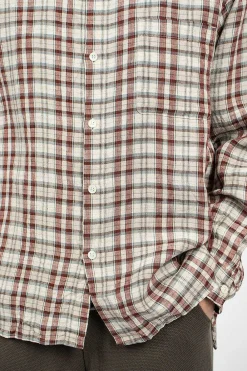 Vlas Blomme Two Ways Shirt Red Check| Shirts