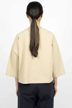 and wander Typewriter Pullover Beige| Tops