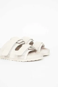 Birkenstock Uji Vl Cazador Shearling Sandal Powder| Shoes