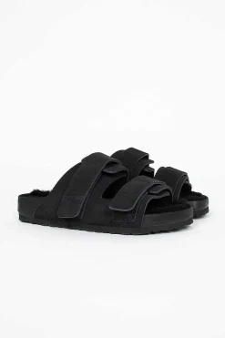 Birkenstock Uji Vl Cazador Shearling Sandal Slate| Shoes