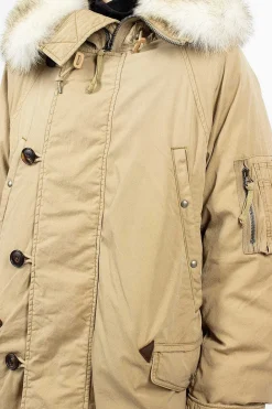 VISVIM Valdez Down Coat Beige| Outerwear