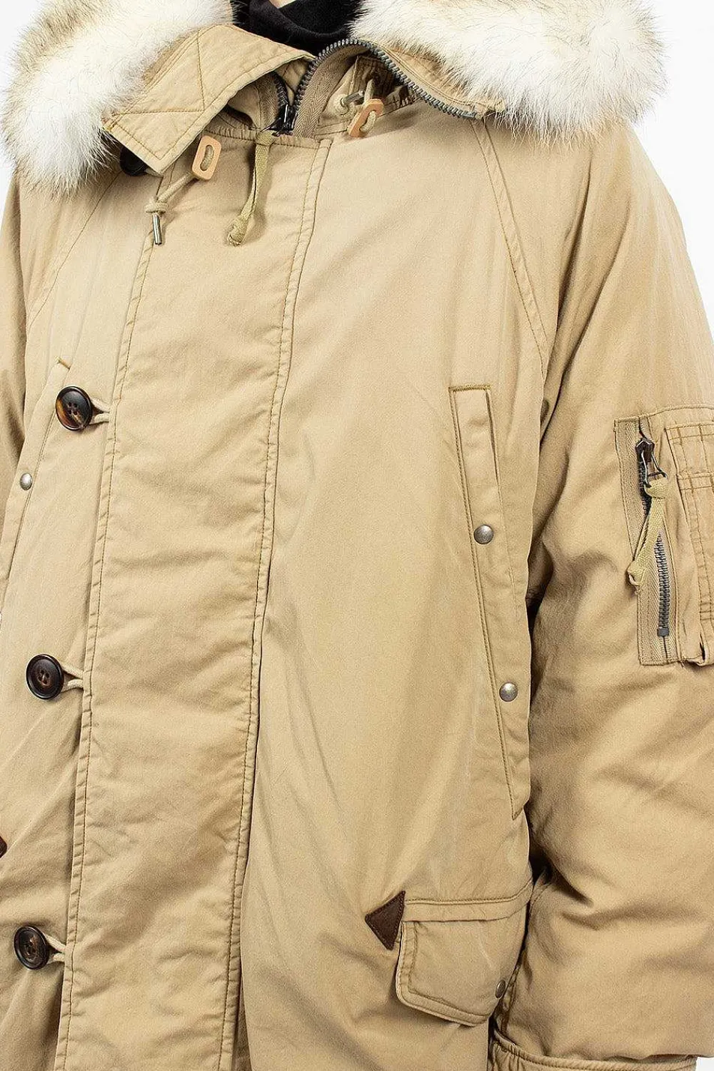 VISVIM Valdez Down Coat Beige| Outerwear