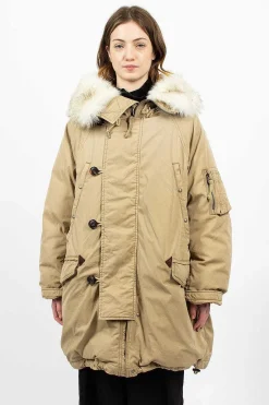 VISVIM Valdez Down Coat Beige| Outerwear