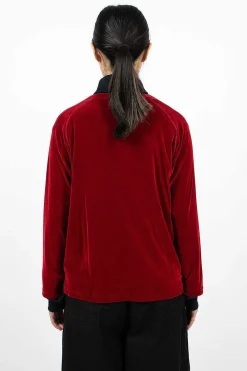 Needles V-Neck Cardigan Red| Outerwear