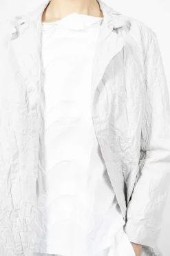 Daniela Gregis Washed Coat White Sand| Outerwear