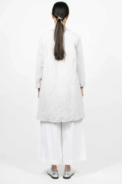 Daniela Gregis Washed Coat White Sand| Outerwear
