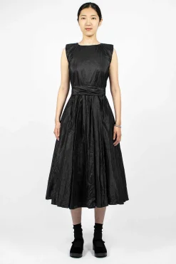 Daniela Gregis Washed Silk Button Pinafore| Dresses