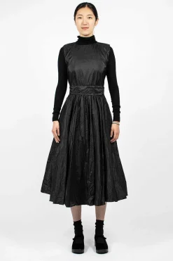 Daniela Gregis Washed Silk Button Pinafore| Dresses