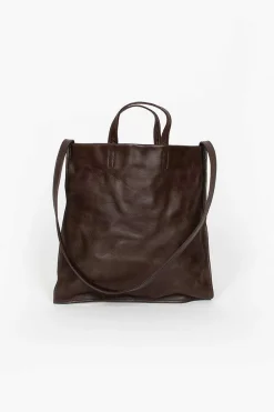 Amiacalva 2Way Leather Tote Brown| Bags
