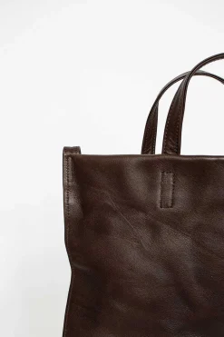 Amiacalva 2Way Leather Tote Brown| Bags