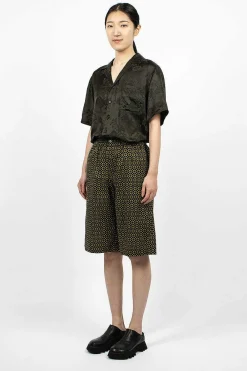 6397 Weekend Short Black/Green| Trousers