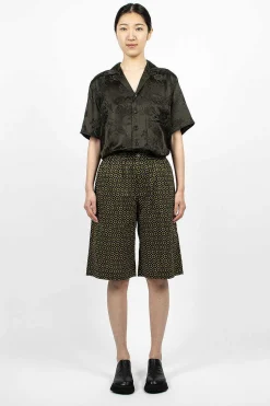 6397 Weekend Short Black/Green| Trousers