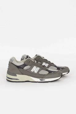 New Balance W991Gns Sneaker Castlerock Grey/Navy| Sneakers