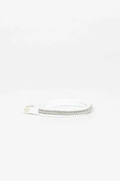 Maria Rudman White Hide A Bracelet 2| Bracelets