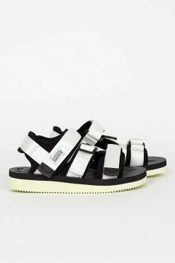 Suicoke White Kisse-V Sandal| Shoes